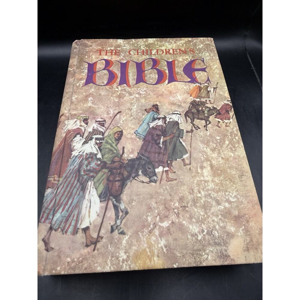 1965 The Children's Bible Golden Press Illustrated Stories Hardcover Vintage